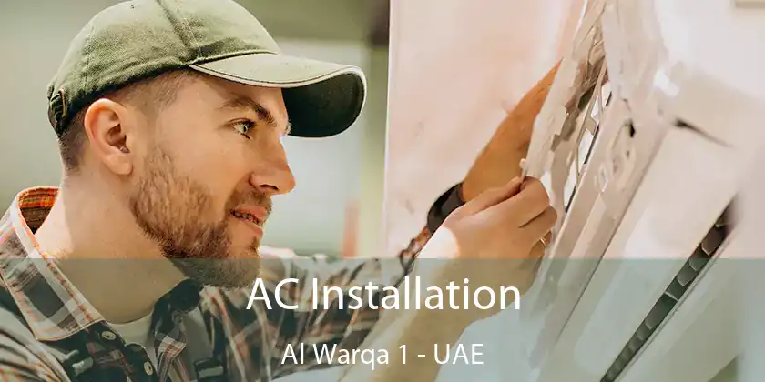  AC Installation Al Warqa 1 - UAE
