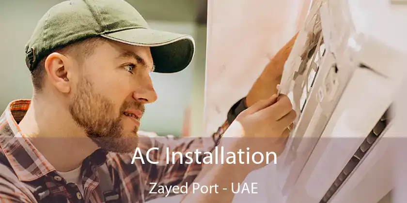  AC Installation Zayed Port - UAE