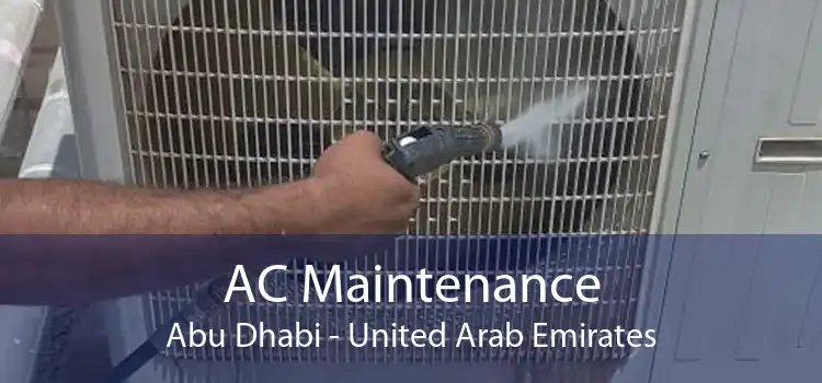 AC Maintenance Abu Dhabi - United Arab Emirates