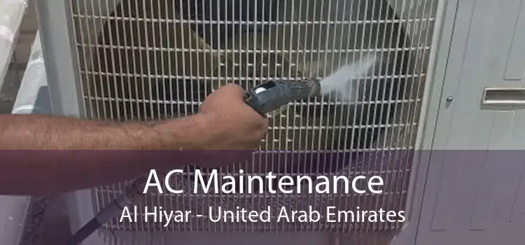 AC Maintenance Al Hiyar - United Arab Emirates