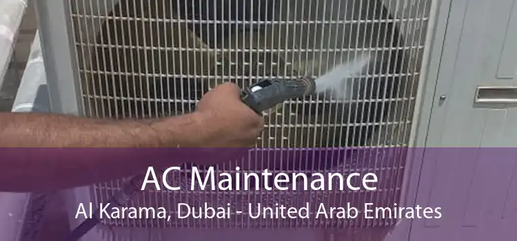 AC Maintenance Al Karama, Dubai - United Arab Emirates