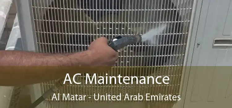 AC Maintenance Al Matar - United Arab Emirates