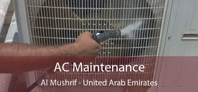 AC Maintenance Al Mushrif - United Arab Emirates