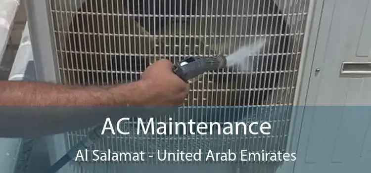 AC Maintenance Al Salamat - United Arab Emirates