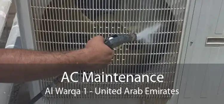 AC Maintenance Al Warqa 1 - United Arab Emirates