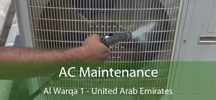 AC Maintenance Al Warqa 1 - United Arab Emirates