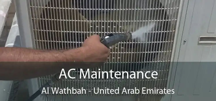 AC Maintenance Al Wathbah - United Arab Emirates