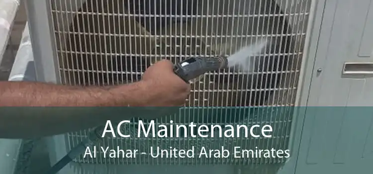 AC Maintenance Al Yahar - United Arab Emirates