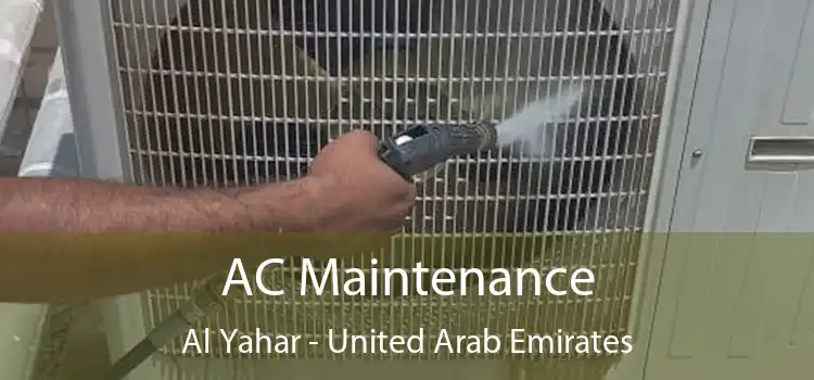 AC Maintenance Al Yahar - United Arab Emirates