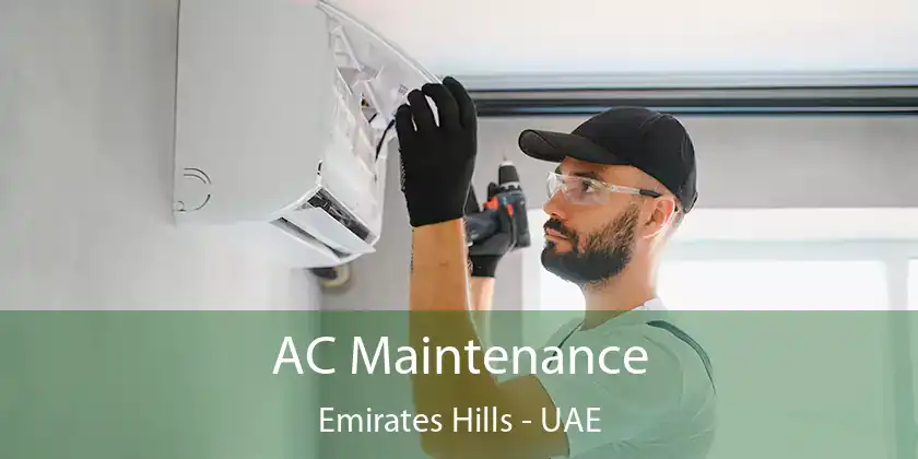  AC Maintenance Emirates Hills - UAE