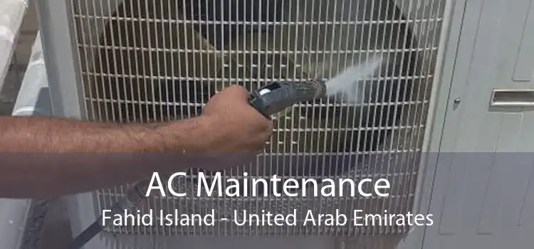 AC Maintenance Fahid Island - United Arab Emirates