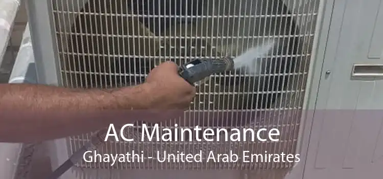 AC Maintenance Ghayathi - United Arab Emirates