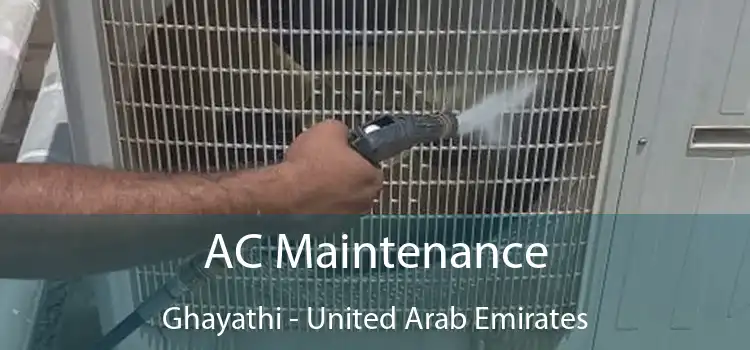 AC Maintenance Ghayathi - United Arab Emirates