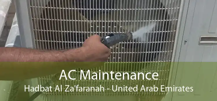 AC Maintenance Hadbat Al Za'faranah - United Arab Emirates