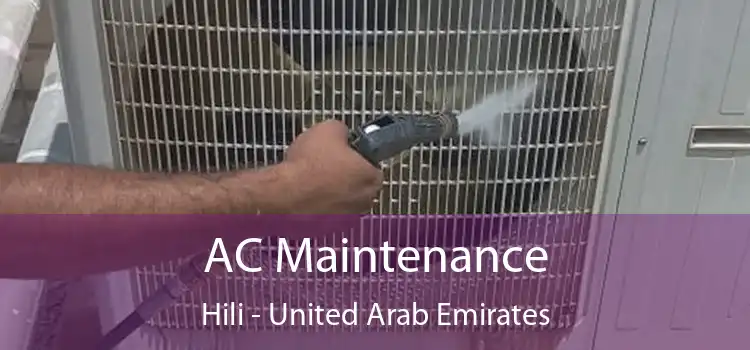 AC Maintenance Hili - United Arab Emirates