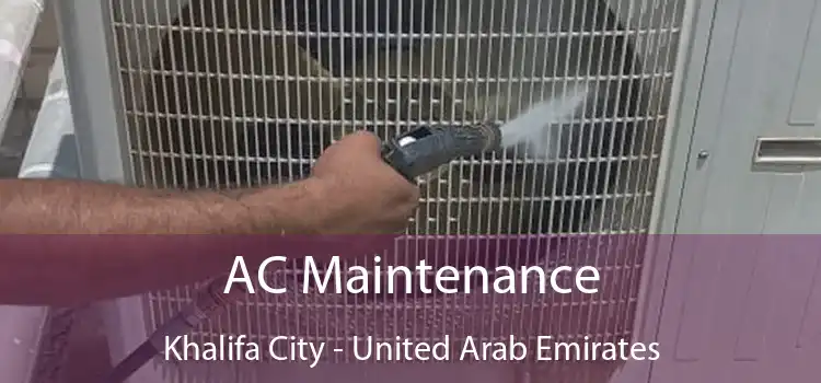 AC Maintenance Khalifa City - United Arab Emirates