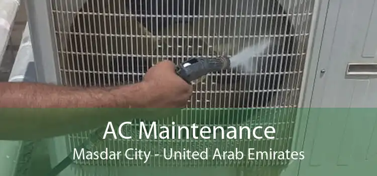 AC Maintenance Masdar City - United Arab Emirates