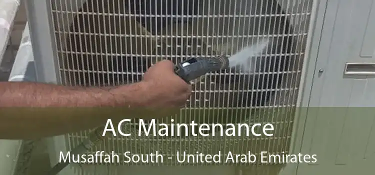 AC Maintenance Musaffah South - United Arab Emirates