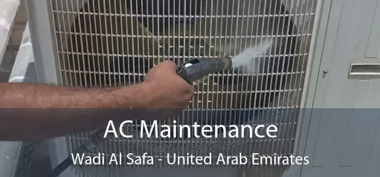 AC Maintenance Wadi Al Safa - United Arab Emirates