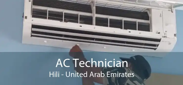 AC Technician Hili - United Arab Emirates