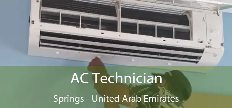 AC Technician Springs - United Arab Emirates