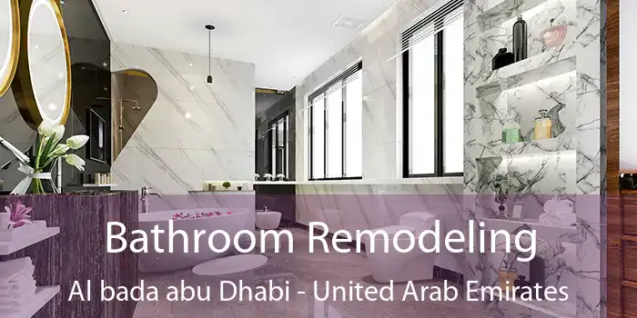 Bathroom Remodeling Al bada abu Dhabi - United Arab Emirates