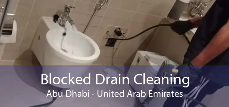 Blocked Drain Cleaning Abu Dhabi - United Arab Emirates