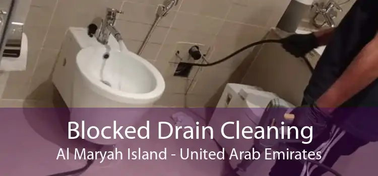 Blocked Drain Cleaning Al Maryah Island - United Arab Emirates
