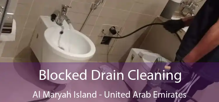 Blocked Drain Cleaning Al Maryah Island - United Arab Emirates