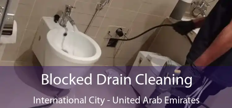 Blocked Drain Cleaning International City - United Arab Emirates