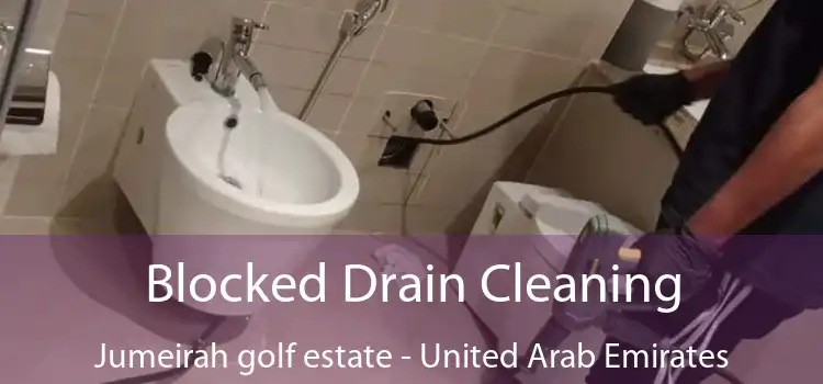 Blocked Drain Cleaning Jumeirah golf estate - United Arab Emirates