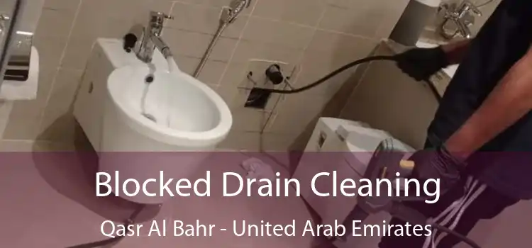 Blocked Drain Cleaning Qasr Al Bahr - United Arab Emirates