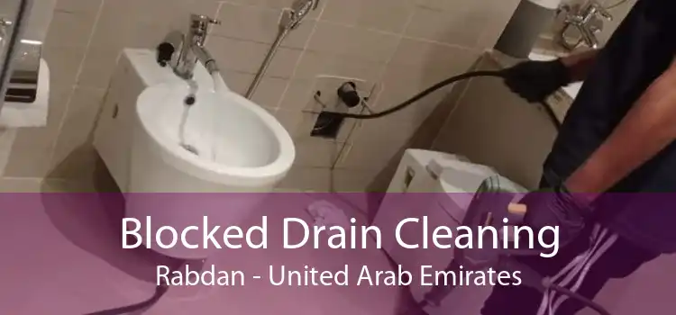 Blocked Drain Cleaning Rabdan - United Arab Emirates