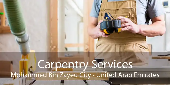 Carpentry Services Mohammed Bin Zayed City - United Arab Emirates