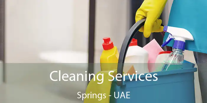  Cleaning Services Springs - UAE