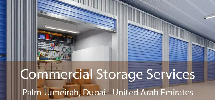 Commercial Storage Services Palm Jumeirah, Dubai - United Arab Emirates