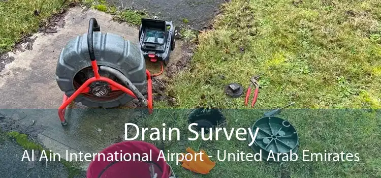 Drain Survey Al Ain International Airport - United Arab Emirates