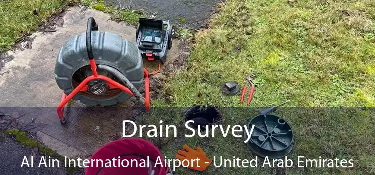 Drain Survey Al Ain International Airport - United Arab Emirates