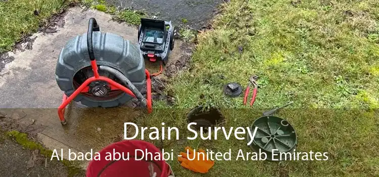 Drain Survey Al bada abu Dhabi - United Arab Emirates