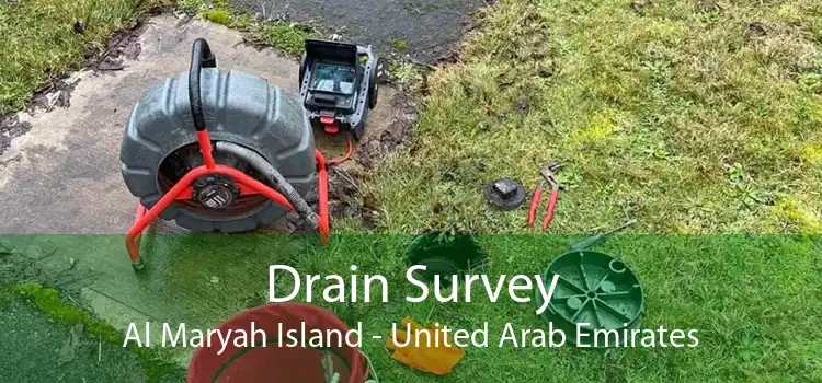 Drain Survey Al Maryah Island - United Arab Emirates