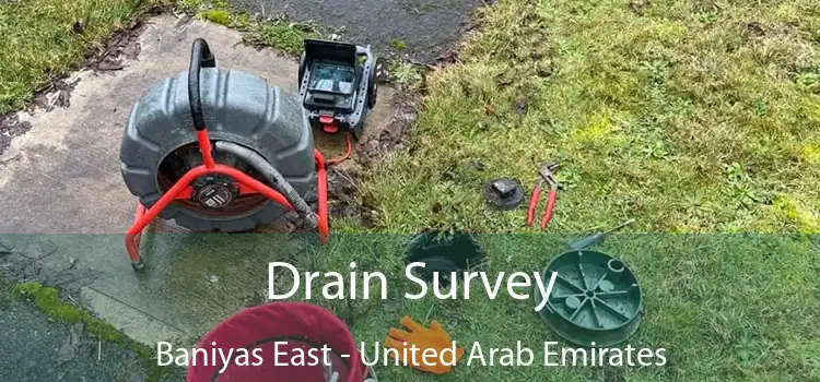 Drain Survey Baniyas East - United Arab Emirates