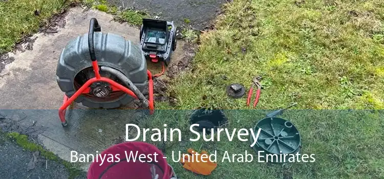 Drain Survey Baniyas West - United Arab Emirates