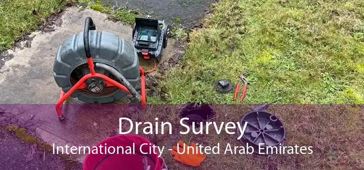 Drain Survey International City - United Arab Emirates