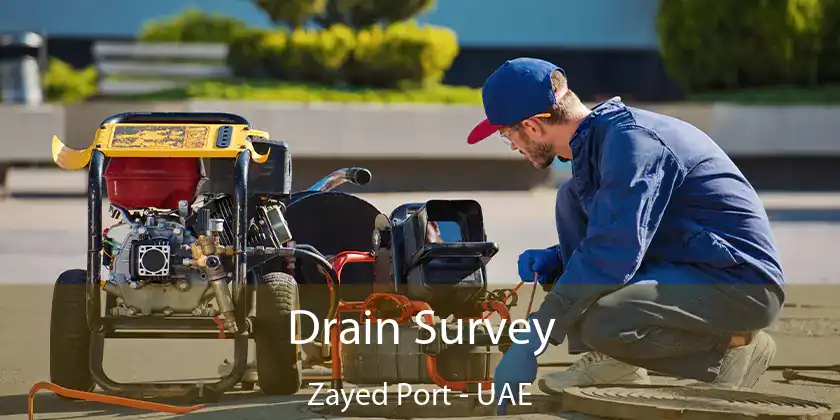  Drain Survey Zayed Port - UAE