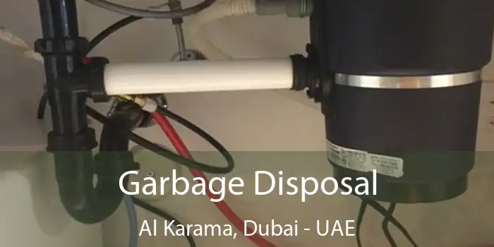  Garbage Disposal Al Karama, Dubai - UAE