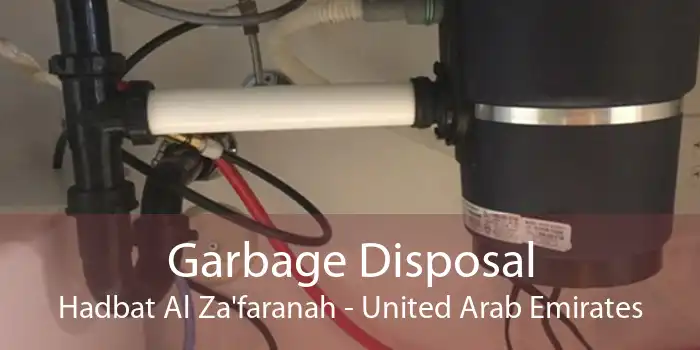 Garbage Disposal Hadbat Al Za'faranah - United Arab Emirates
