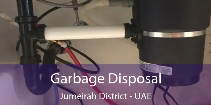  Garbage Disposal Jumeirah District - UAE
