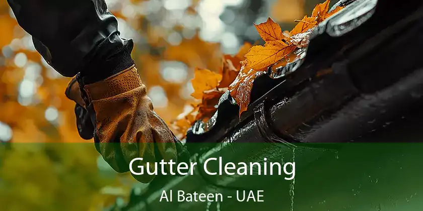 Gutter Cleaning Al Bateen - UAE