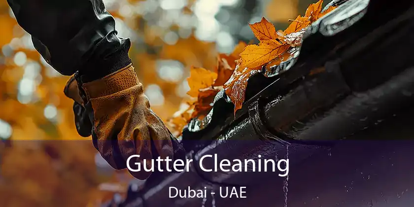  Gutter Cleaning Dubai - UAE