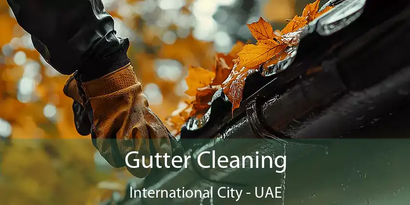  Gutter Cleaning International City - UAE
